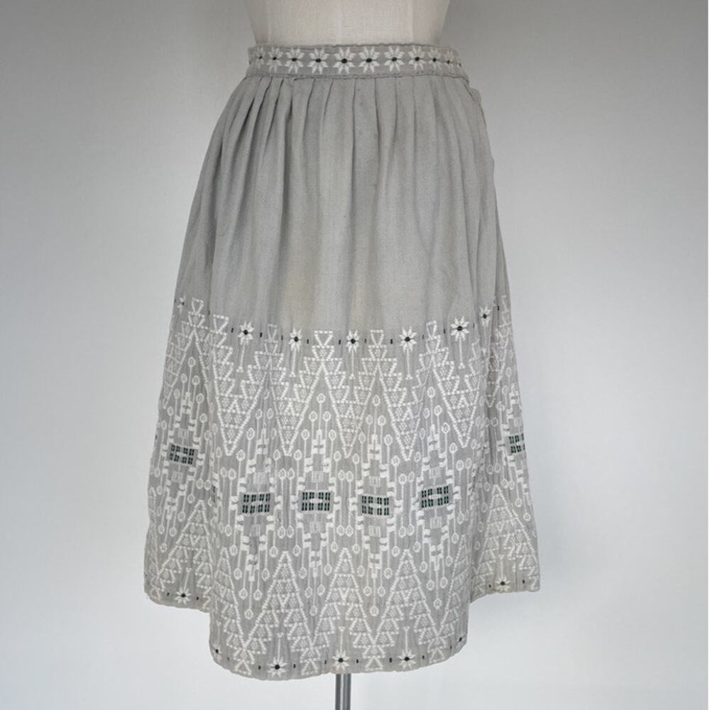 Vintage 40s 50's VERA Originals Guatamala Woven Skirt / Sz S / Folk Boho Retro